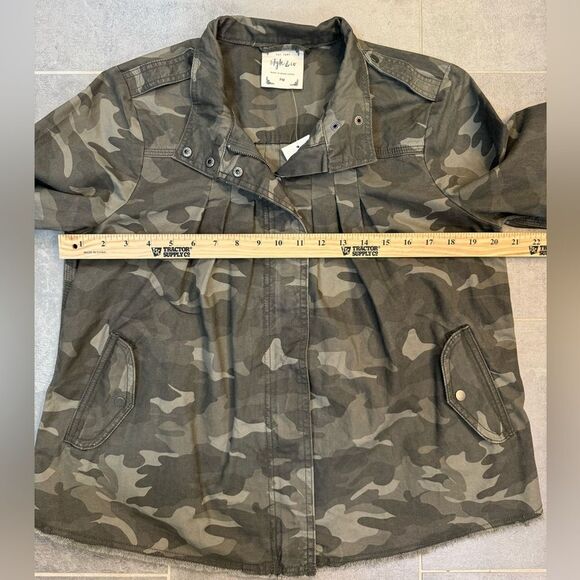 Style & Co. Women’s Camo Print Cotton Jacket Size PM NWT - Picture 10 of 13